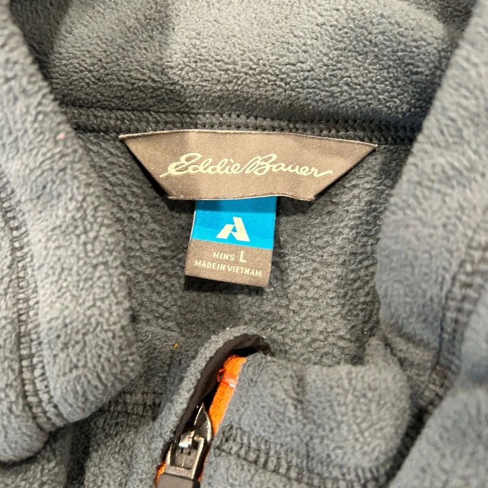 Eddie Bauer  Jacket Large Gray First Ascent Men's Cloud Layer Hiking Outdoors